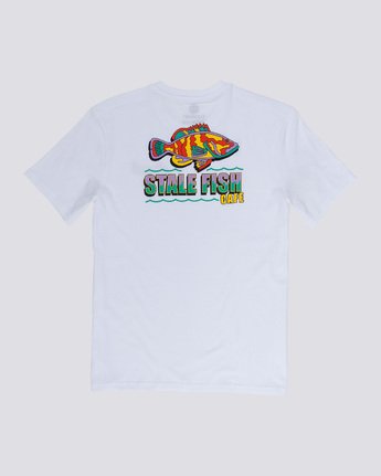 3 Stale Fish - T-Shirt White Q1SSE8ELF9 Element