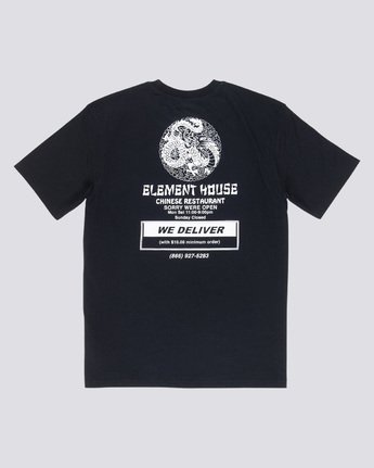 4 Delivery - T-Shirt Black Q1SSE9ELF9 Element
