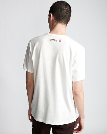 2 Shark Fletcher - T-Shirt White Q1SSF3ELF9 Element