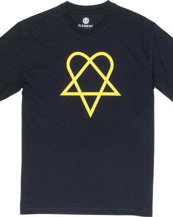 5 Margera - T-Shirt Black Q1SSG8ELF9 Element