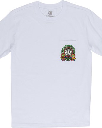 4 Muertos - T-Shirt White Q1SSH2ELF9 Element