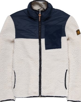 5 Abenaki Warm - Zip-Up Sweatshirt White Q1WAA4ELF9 Element