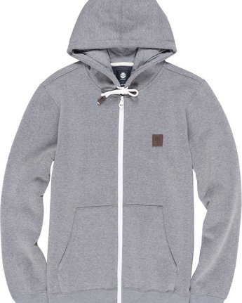 1 Heavy - Zip-Up Hoodie Gray Q1ZHA1ELF9 Element