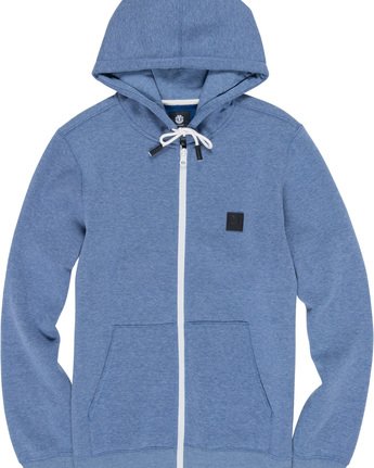 4 Heavy - Zip-Up Hoodie Blue Q1ZHA1ELF9 Element