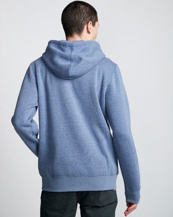 2 Heavy - Zip-Up Hoodie Blue Q1ZHA1ELF9 Element