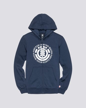 3 Seal - Zip-Up Hoodie Blue Q1ZHA2ELF9 Element