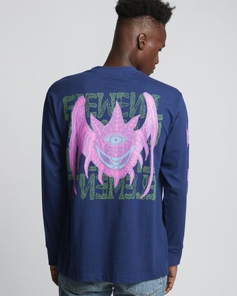Tetsunori Tawaraka One Eye Bat - Long Sleeve T-Shirt for Men  S1LSB5ELP0