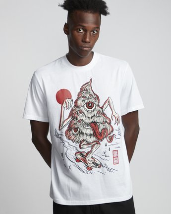 Timber! Go East Tree Ghost - Organic Cotton Short Sleeve T-Shirt for Men  S1SSD2ELP0