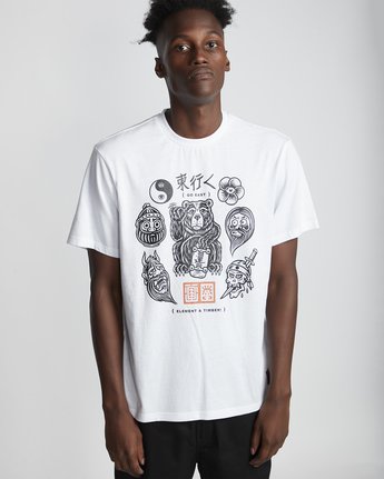 Timber! Go East Flash - Organic Cotton Short Sleeve T-Shirt for Men  S1SSD4ELP0