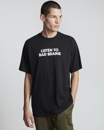 Bad Brains Listen To Bad Brains - Short Sleeve T-Shirt for Men  S1SSG2ELP0