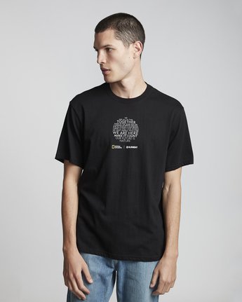 National Geographic Manifesto - Organic Cotton Short Sleeve T-Shirt for Men  S1SSG7ELP0