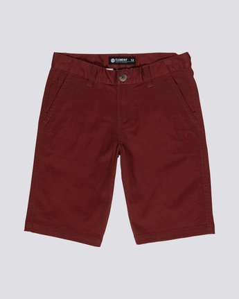 boys red shorts