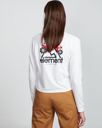 Rising Crop - Organic Cotton Long Sleeve T-Shirt for Women  S3LSA2ELP0