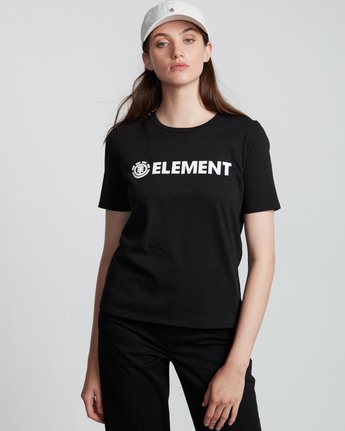 Element Logo - Organic Cotton Short Sleeve T-Shirt for Women  S3SSA1ELP0