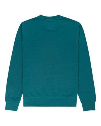 Felpa Uomo Element Blazin Ft Crew - Navy Eclipse - Cotone French Terry 320g - Regular Fit