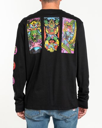 L'Amour Supreme Triple - Long Sleeve T-Shirt for Men  U1LSE1ELF0