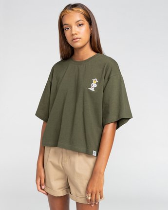 Peanuts Patches - Boxy T-Shirt for Women  W3KTB5ELP1