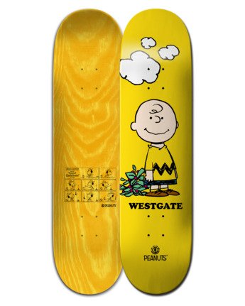 8" Peanuts Charlie Brown x Westgate - Skateboard Deck  W4DCA2ELP1
