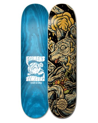 8.38" Timber High Dry Wolf - Skateboard Deck  W4DCB8ELP1