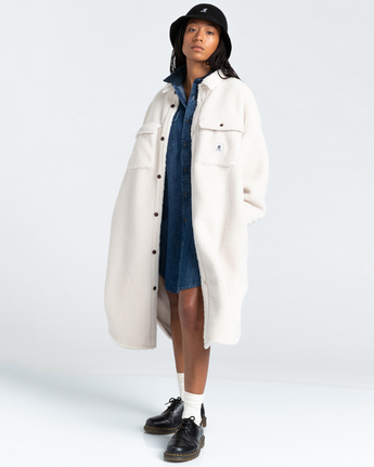 Manitoba Pile - Oversized Shirt for Women  Z3WAA2ELF1