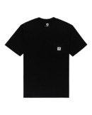 Tシャツ・カットソー Ten-C Chest Pocket Logo Label Hood Black 23CTCUF08086999 23 Pocket Cotton T-Shirt | Ten c ®