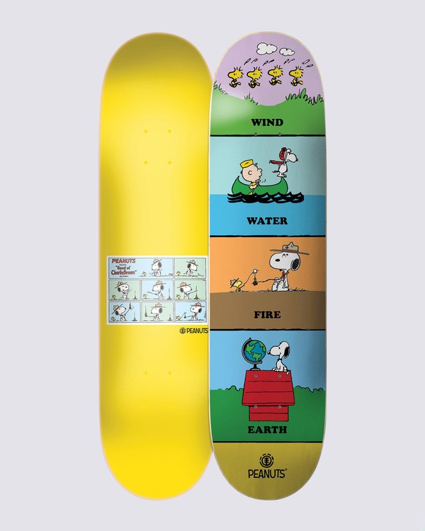 Peanuts x Element Wind Water Fire Earth Skateboard Deck ALYXD00125