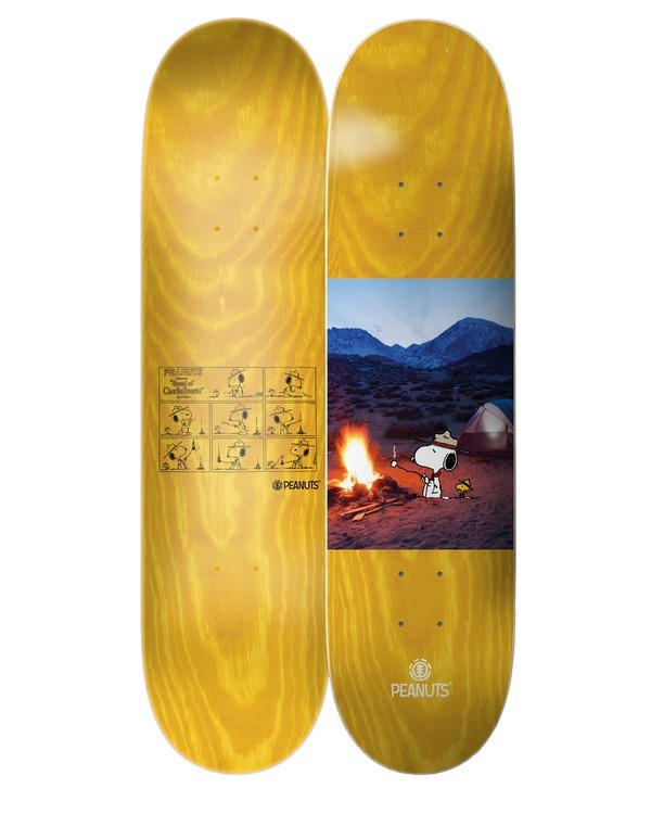 Peanuts x Element Fire Skateboard Deck Element
