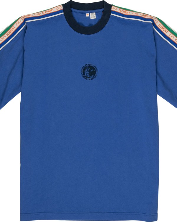 nigel cabourn x element cricket blue big sports tee