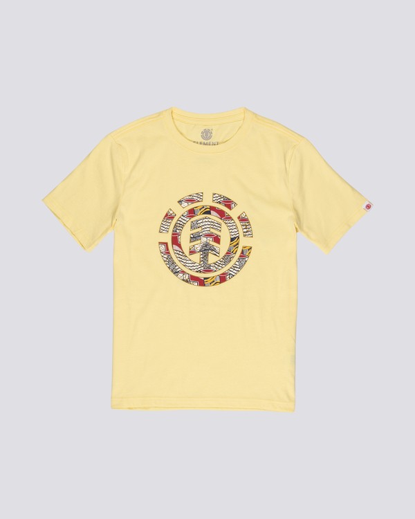 0 Origins Icon - Short Sleeve T-Shirt for Boys Yellow S2SSA5ELP0 Element