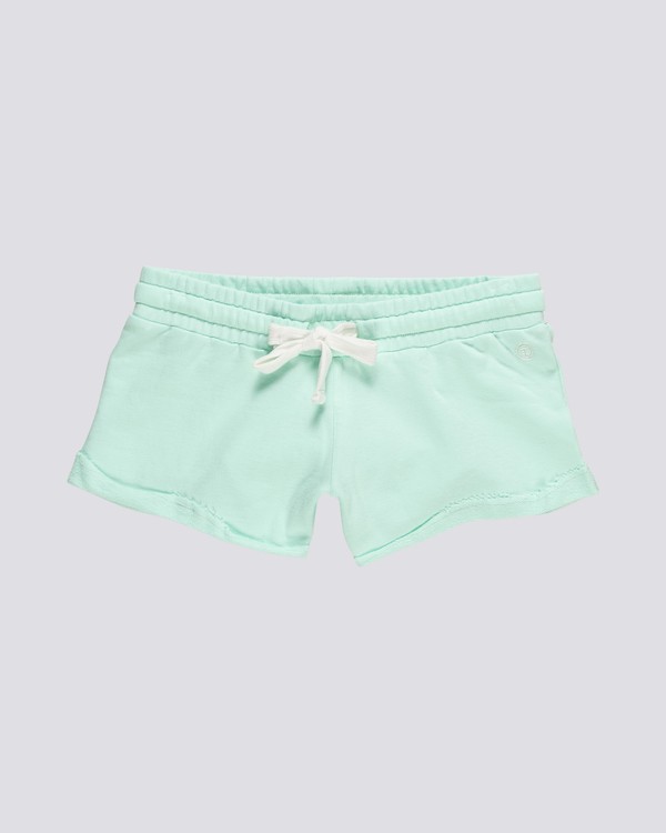 0 Dont Dare - Elastic Waist Shorts for Women Blue S3WKA7ELP0 Element