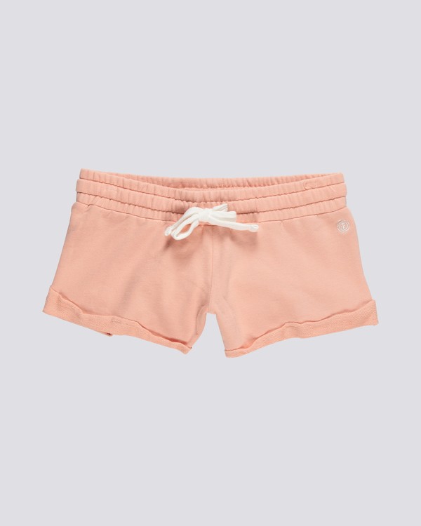 0 Dont Dare - Elastic Waist Shorts for Women Pink S3WKA7ELP0 Element