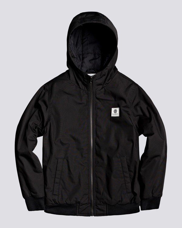 0 Wolfeboro Dulcey - Water-Resistant Jacket for Boys Black U2JKA1ELF0 Element