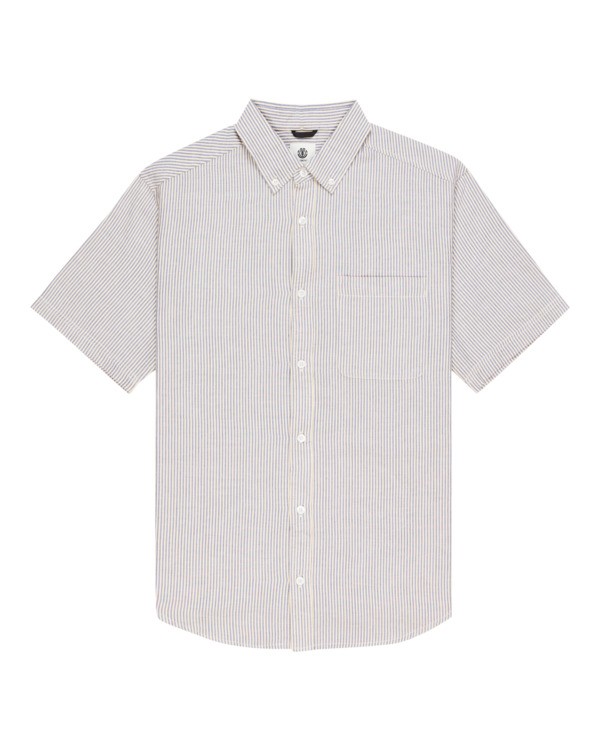 0 Stanford - Short Sleeve Shirt for Men Blue W1SHB6ELP1 Element