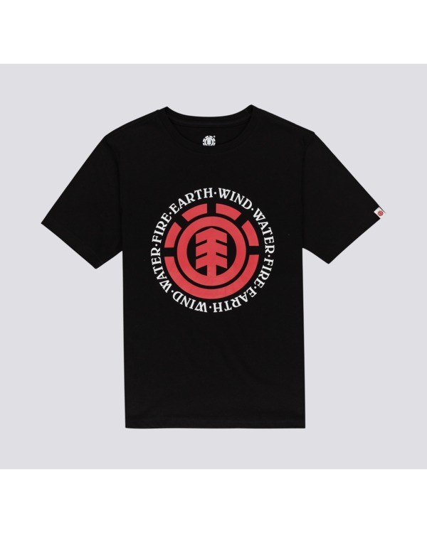 0 Seal - T-Shirt for Boys Black W2SSD1ELP1 Element