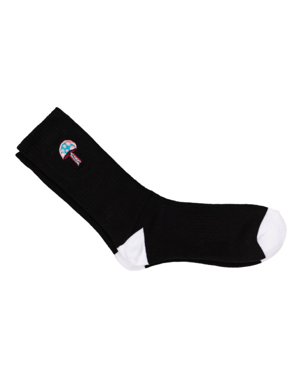 0 Shrooms - Skate Socks for Men Black Z5SOA4ELF1 Element