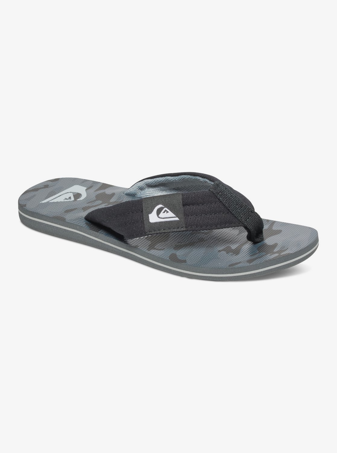 White Black Quiksilver Boy/'s Molokai Sandal New Black