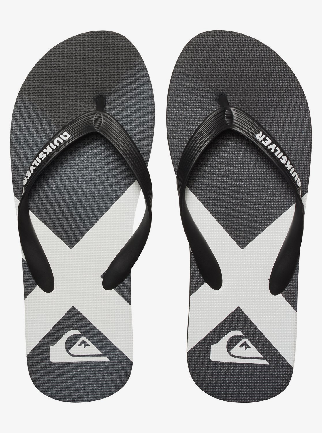 Black New Black Quiksilver Molokai Bullseye Sandal White