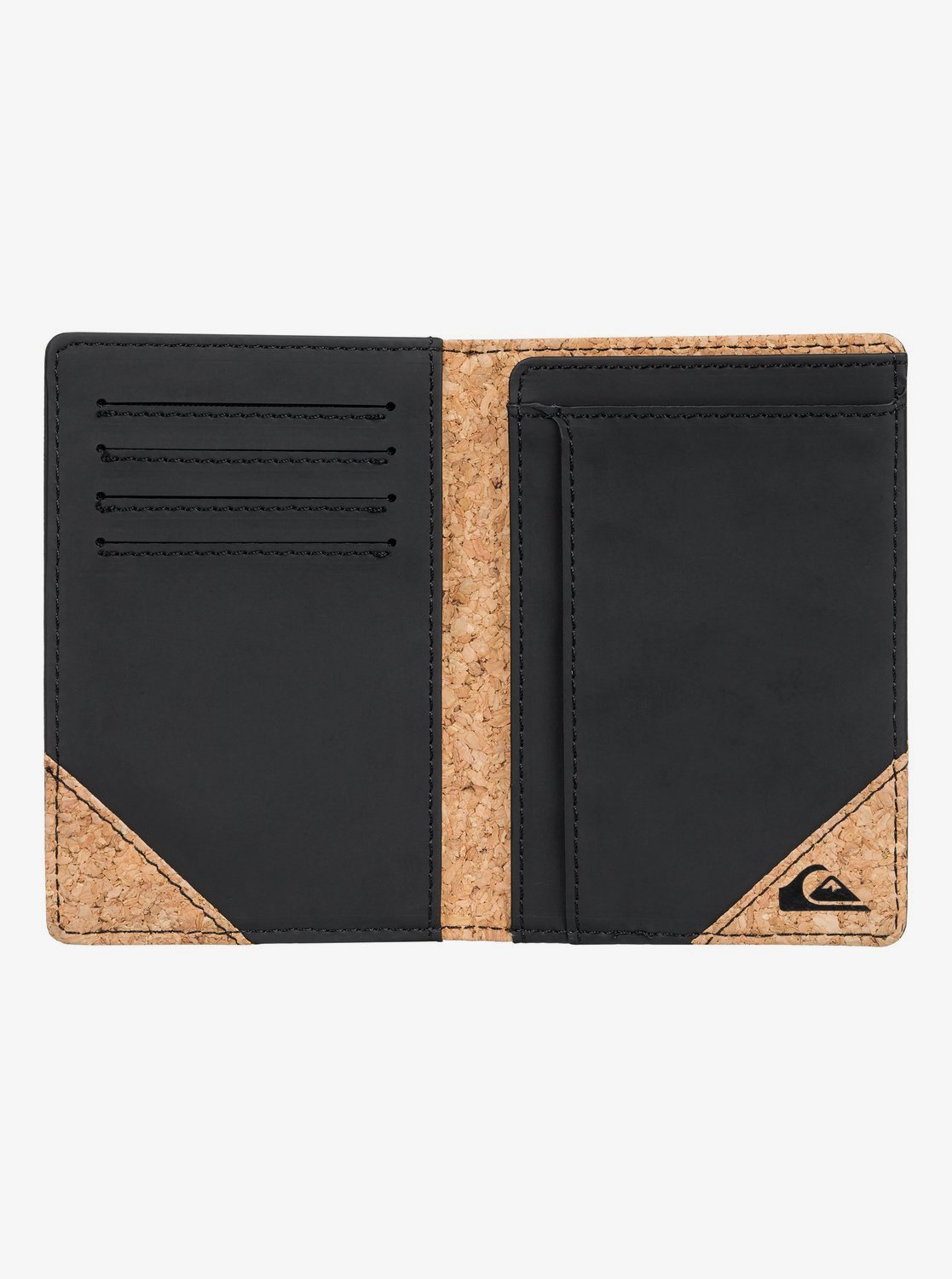 Quiksilver™ Blackwine Cork BiFold Wallet Men M Black eBay