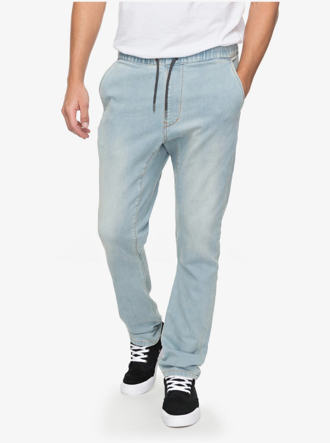 denim joggers for men