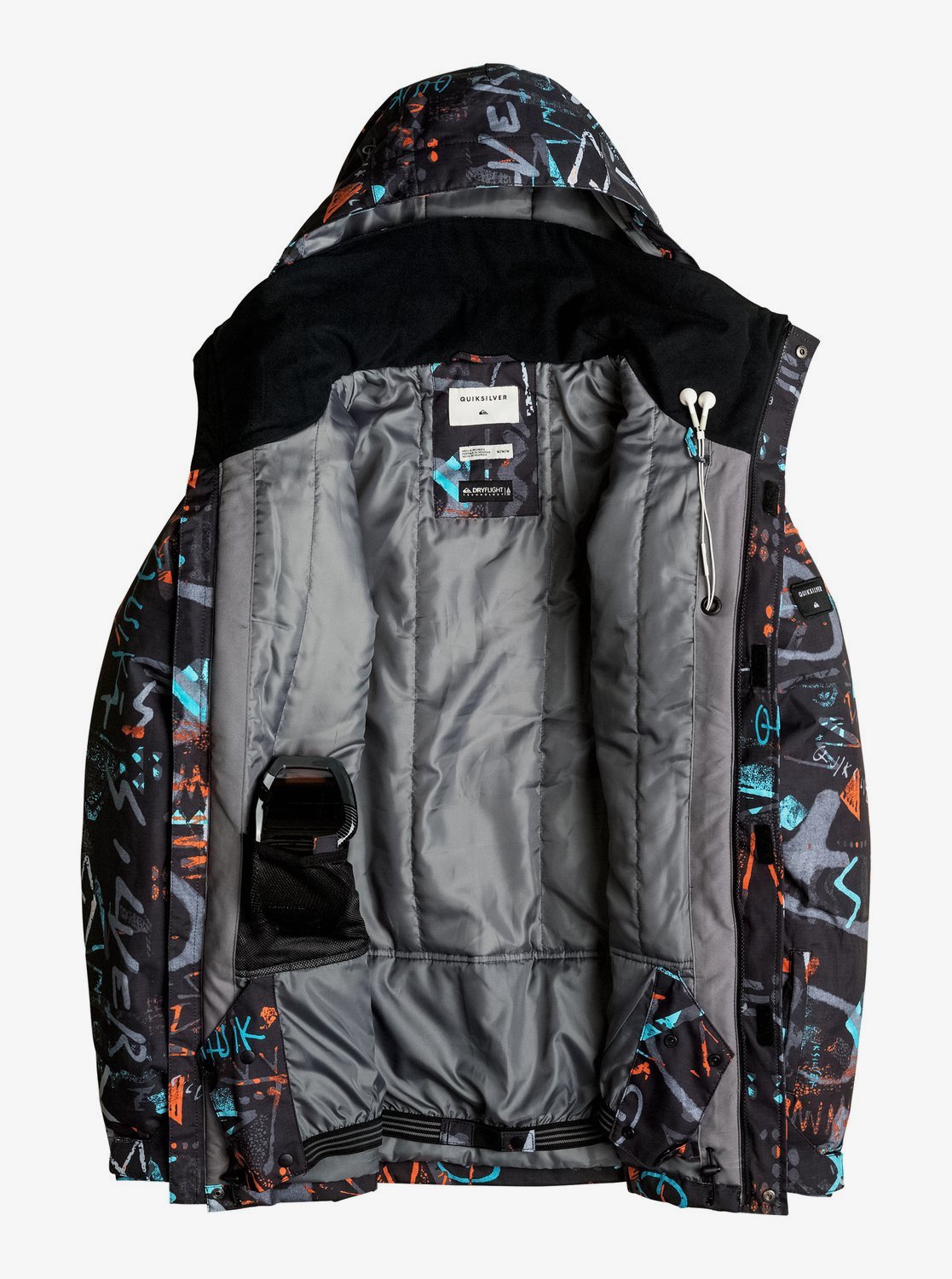Jovenes Quiksilver Mission Printed Jk Chaqueta Nieve