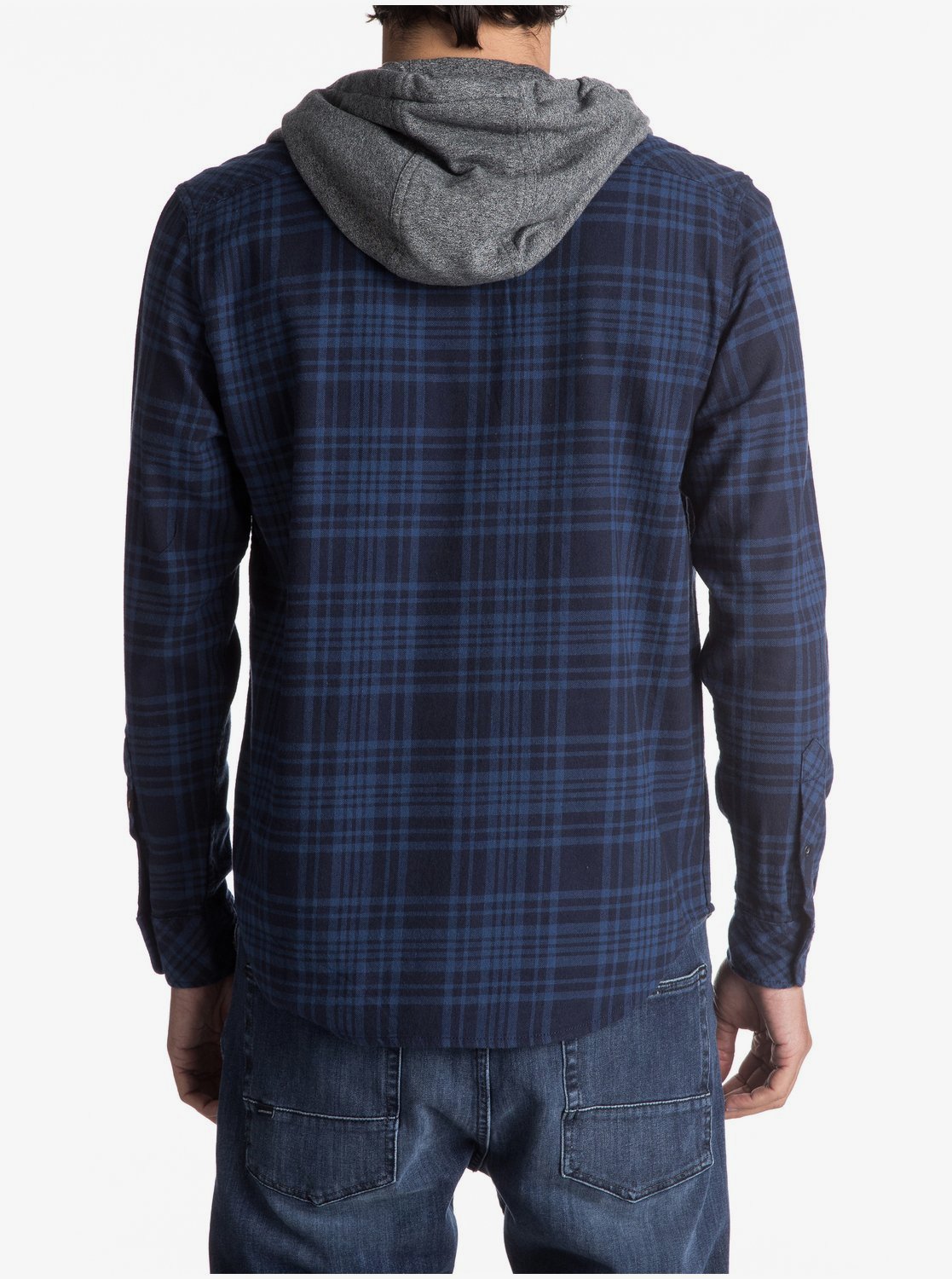 quicksilver hooded flannel