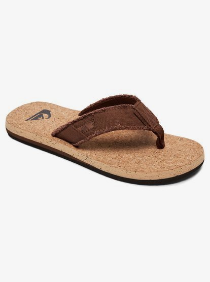 Monkey Abyss Cork Sandalen Voor Heren Beige Quiksilver quiksilver kopen in de aanbieding