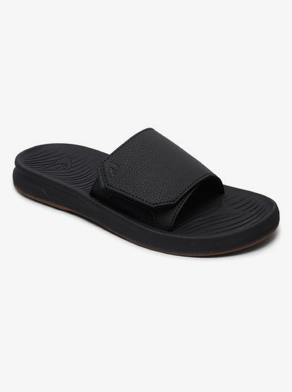 Travel Oasis Slippers Voor Heren Black Quiksilver quiksilver kopen in de aanbieding