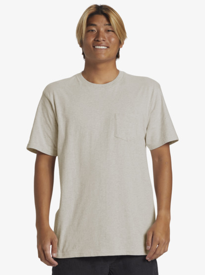mens grey pocket tee