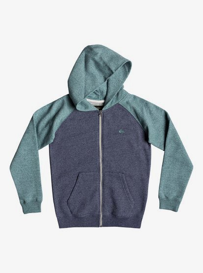 Everyday Hoodie Met Rits Voor Jongens 8 16 Blue Quiksilver quiksilver kopen in de aanbieding