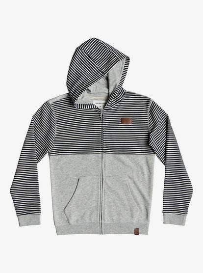 Big 2 Do Hoodie Met Rits Voor Jongens 8 16 Gray Quiksilver quiksilver kopen in de aanbieding