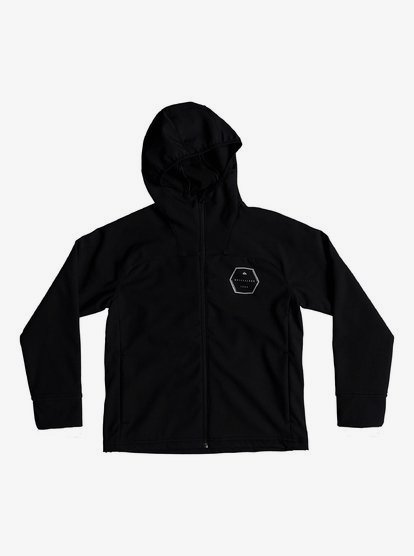 Zao Onsen Waterbestendig Softshell Jack Voor Jongens 8 16 Black Quiksilver quiksilver kopen in de aanbieding
