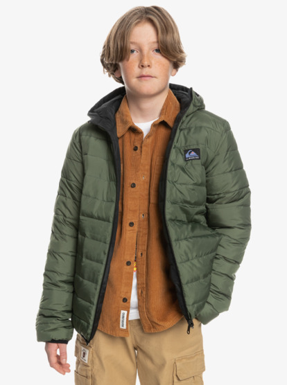 Scaly Rev - Reversible Hooded Puffer Jacket for Boys  EQBJK03260