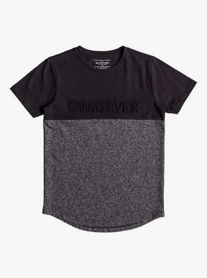 Kuju T Shirt Voor Jongens 8 16 Black Quiksilver quiksilver kopen in de aanbieding