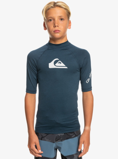 Boys 8-16 All Time Short Sleeve UPF 50 Rash Vest